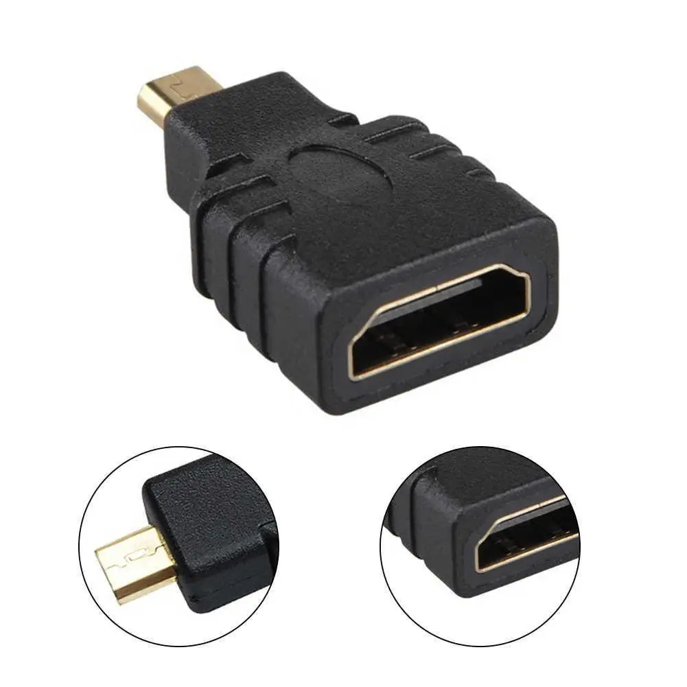 Портативный адаптер для Raspberry Pi 4B Micro HDMI Женский адаптер|Переходники и адаптеры| |