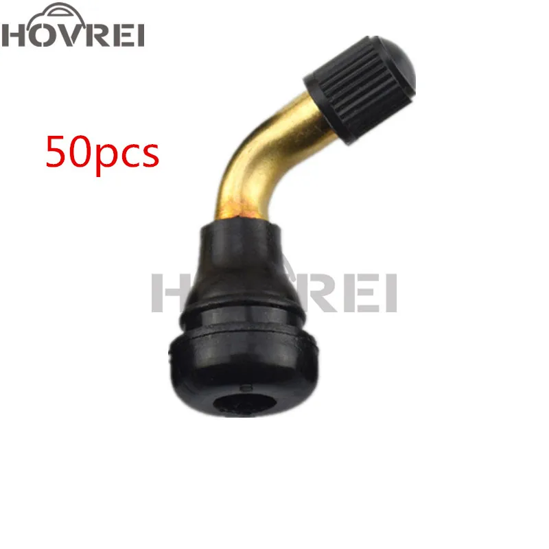 50pcs/lot Motorcycle PVR70 Brass Tire Valve Core Stems Caps Snap In Rim