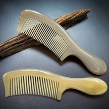 Anti-Static Handmade OX buffalo Horn Comb for TT Hair Comb Hair brush for gift