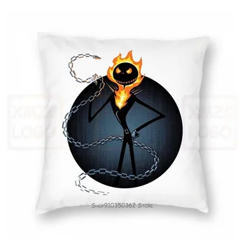 

Nightmare Before Christmas Ghost Rider Pillow case Unisex Adult Halloween Sizes New Women Men