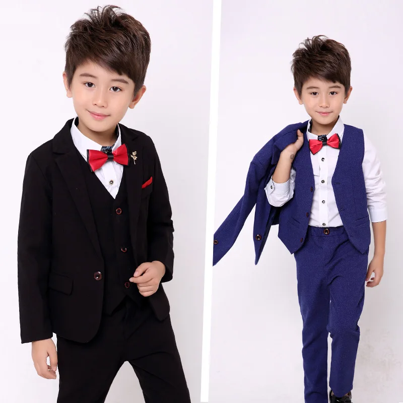 

2019 Spring New Style Childrenswear BOY'S Suit Formal Dress Set Children Performance Costume Korean-style