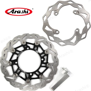 

ARASHI KX450F Front Rear Brake Rotors Brake Disc Set For KAWASAKI KX 450 F 2006-2014 2013 2012 2011 2010 2009 2008 2007 KX250