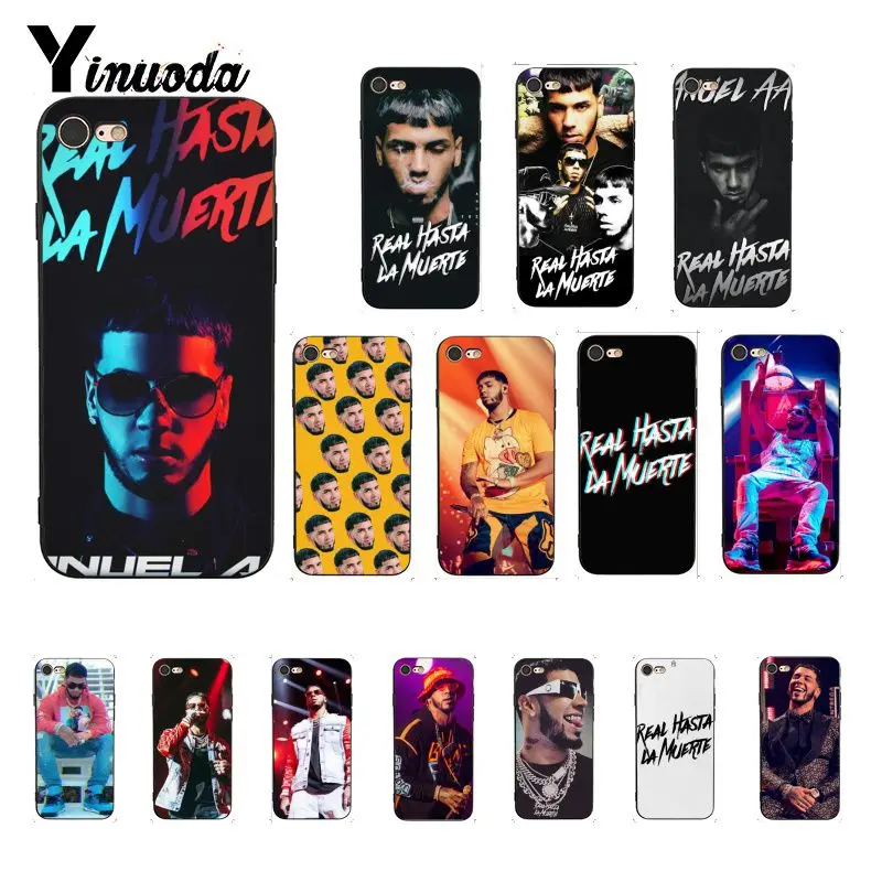 Чехол для телефона Yinuoda Anuel AA Rapper с печатью iPhone 8 7 6 6S 6Plus X XS MAX 5 5S SE XR Cover 11 pro max |