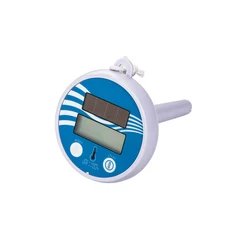 Outdoor & Indoor Pool and Spa Digital Floating Waterproof Solar Thermometer with Fahrenheit Celsius LCD Display Temperature