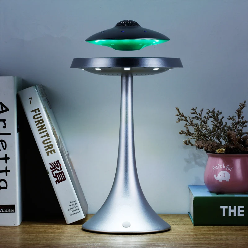 

Anti-Gravity Speaker Lamp Light Wireless Smart Bluetooth Stereo for Home Bedside NC99
