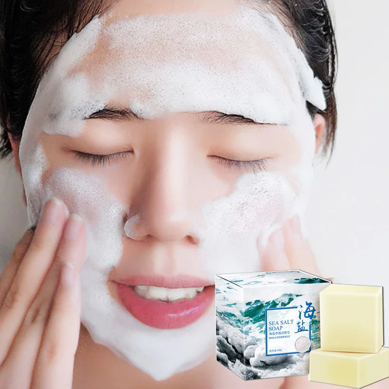 Skin Whitening Face Soap Cleaner Removal Pimple Pores Acne Treatment Moisturizing Wash Face Soap Cleaner Deep 5