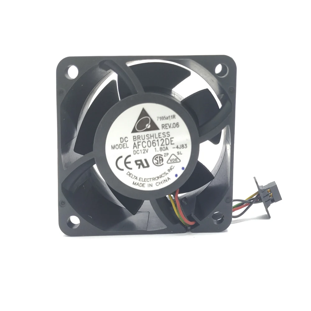 Для Delta AC/DC 12V 1.80A 6038 60*60*38 мм (6 см) AFC0612DE с интеллектуальной функцией ШИМ 4-строчный