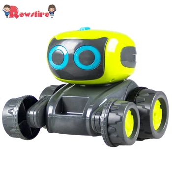 

Free Shipping Smart Programming RC Robot Engineering Bulldozer Forklift Assembly Indoor Toy For Children Adult Gift Hot