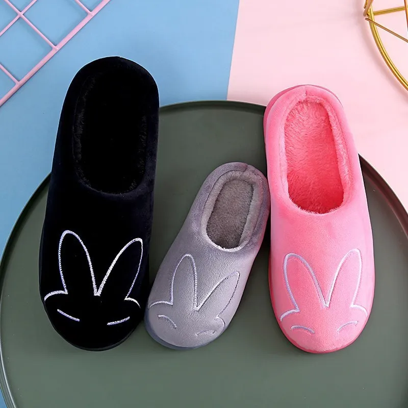 

Soft-Sole Family Winter Slipper Parent-child Matching Outfit Mom Family of Three Three-Color Warm Thick Anti-slip Drag BOY'S Wea