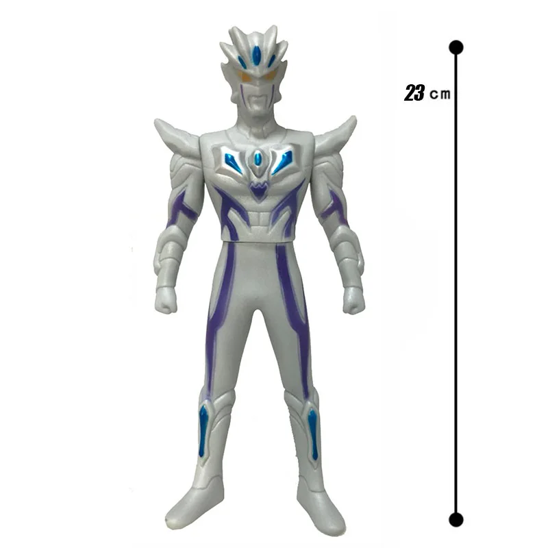23 см мягкий клей Ультрамен Тига Galaxy Ultraman Joint можно перемещать и другие 24 вида Супермена дарят детские подарки - Цвет: 9