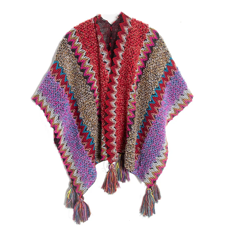 Poncho en laine vintage et très chaud  couleur 9