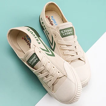 Feiyue/обувь в китайском стиле; обувь для кунг-фу; классические парусиновые резиновые мужские кроссовки; женские таэквондо; обувь для боевых искусств; винтажные кроссовки Feiyue - Цвет: Green 37