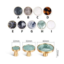 clown Brass Furniture Handles Base Plate Elegant Door Knobs and Handle for Cabinet Kitchen Cupboard Drawer Pulls