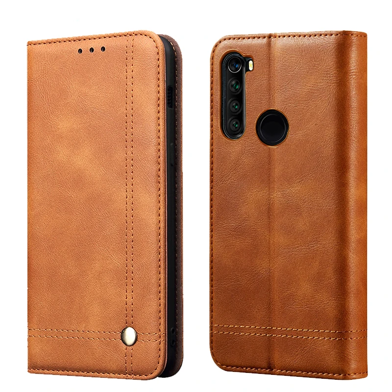 Новинка винтажный кожаный чехол-книжка для XiaoMI RedMi Note 8 T/8A чехол-кошелек с