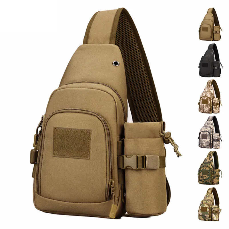 Мужская нагрудная сумка для путешествий Molle Pack, сумка на одно плечо для телефона, камуфляжная сумка Mochila