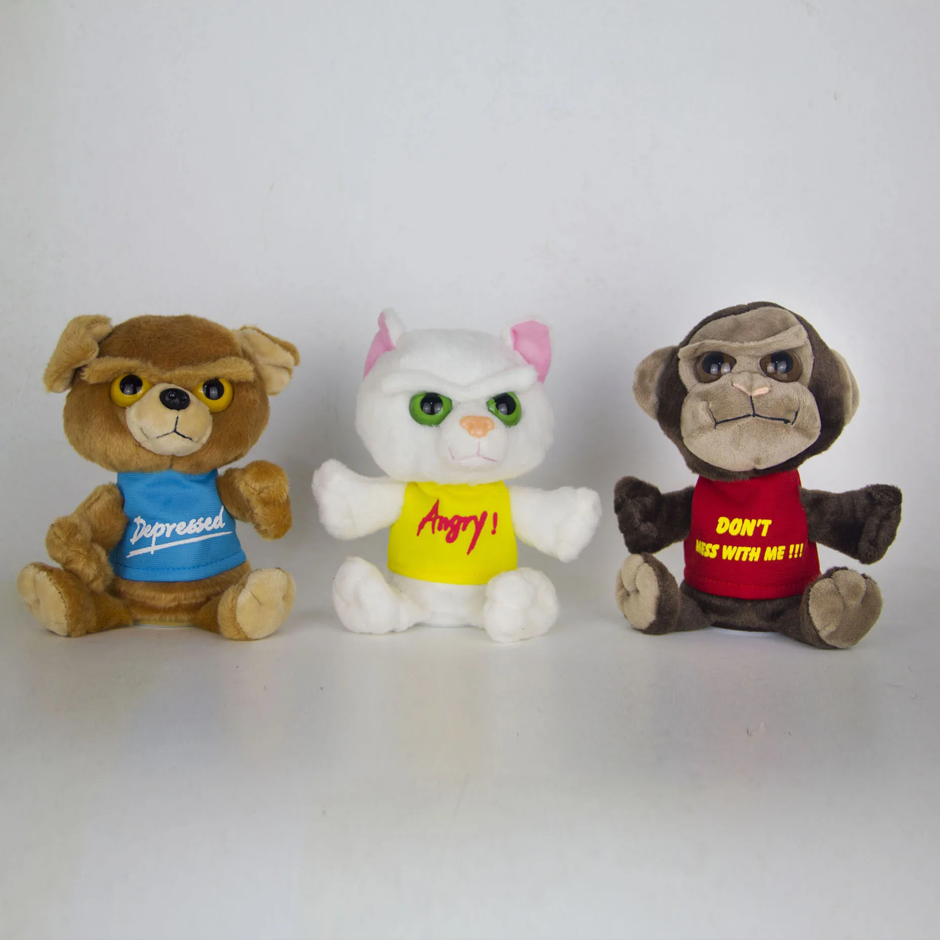 angry dog plush