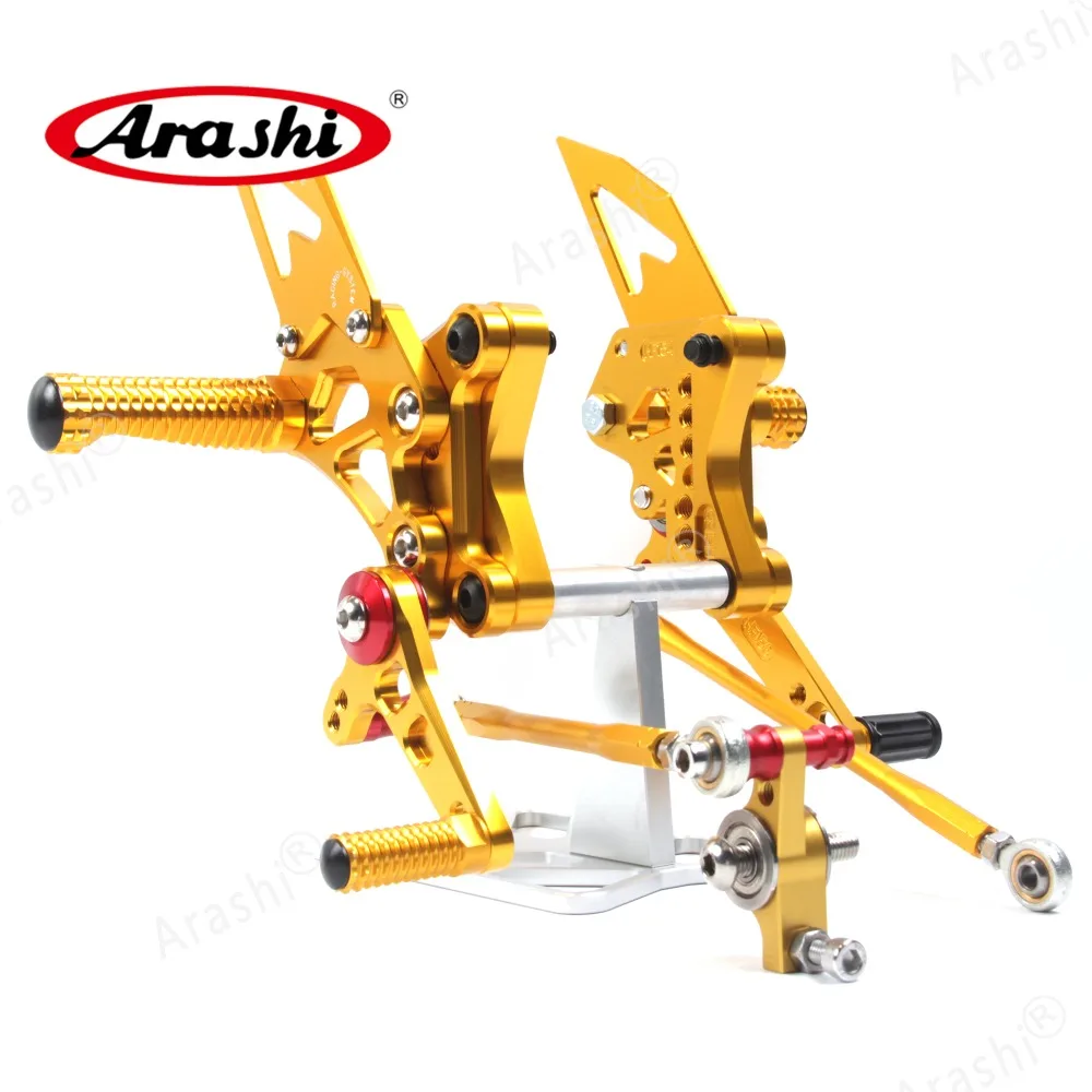 Араши для DUCATI 848 2011-2013 CNC Регулируемые задние комплекты подножки подножка мотоциклиста 848 EVO 2011 2012 2013 1098 1098S