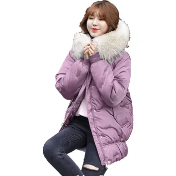 

New arl Winter Hooded Warm Down Coat Women Casual Short Down Jackets Ladies Thicken Cotton Parka Plus Size Outerwear Korean Coat