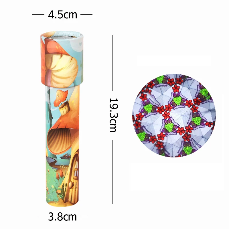 UainCube Classic Toys 3D Cartoon Style Rotatin Kaleidoscopes Extended Rotation Adjustable Fancy Colored World Kid Toys 3 Segment UainCube Classic Toys 3D Cartoon Style Rotatin Kaleidoscopes Extended Rotation Adjustable Fancy Colored World Kid Toys 3 Segment