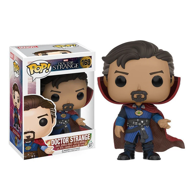 

FUNKO POP Marvel Avengers Stan Lee doctor strange 169# Collection Model PVC Action Figure Kids Toys Children Gifts