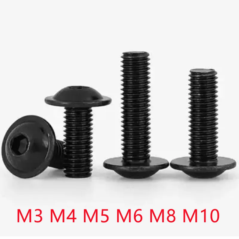 80 Unidades) M4 Tornillos De Cabeza Allen Semirredonda M4 X 10 Mm
