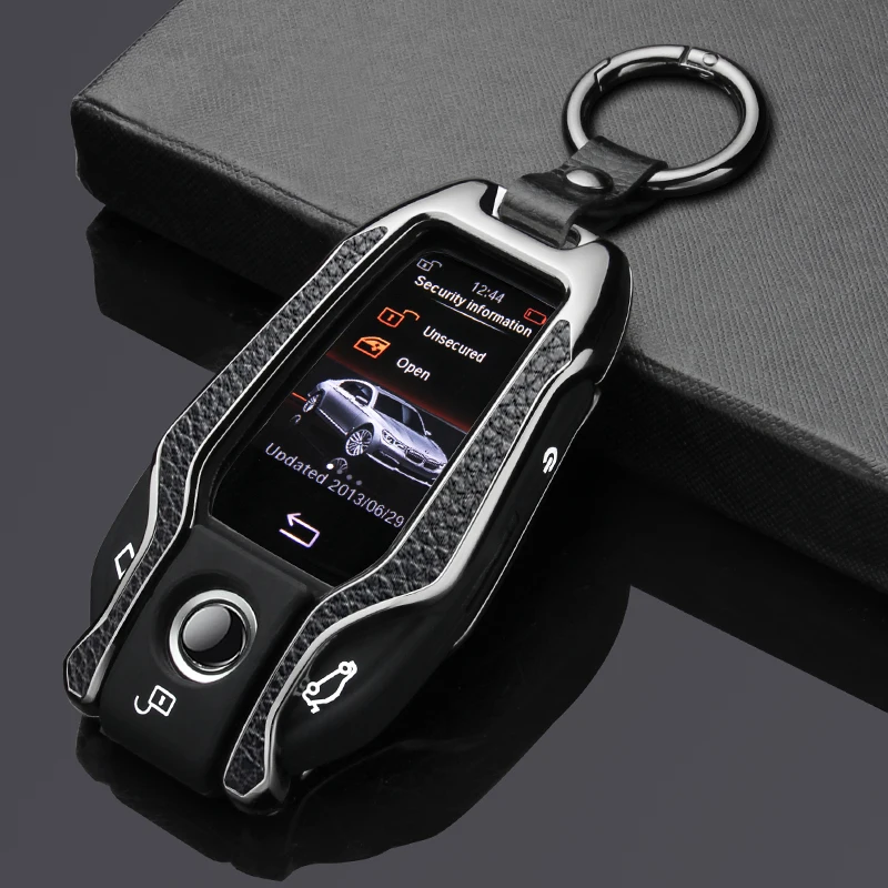 Genuine leather paste zinc alloy car key case cover for BMW 5 7 series G11 G12 G30 G32 i8 I12 I15 G01 X3 G02 X4 G05 X5 G07 X7