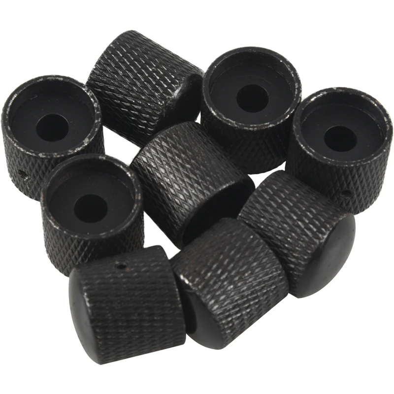 10 шт. металлическая купольная гитарная ручка контроля скорости Тон регулятор громкости кнопки с гаечным ключом для электрогитары запчасти