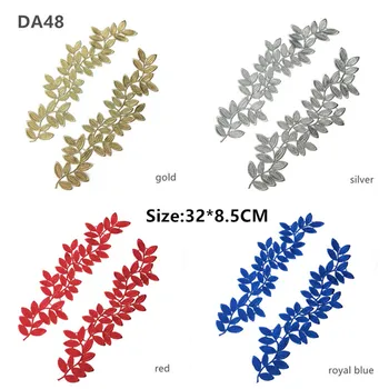 

CHICKNIT 5pair gold silver new 2020 Guipure lace Embroidery applique accessories DIY lace collar lace DIY sewing fabric DA48