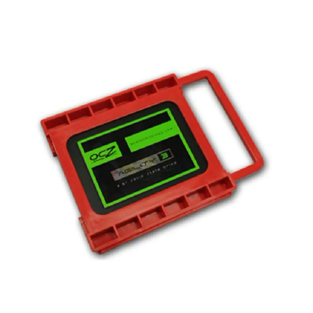 Пластиковый SSD лоток 2,5-3,5 дюймов SSD HDD адаптер кронштейн держатель жесткого диска для настольного ПК