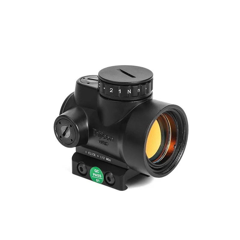 

2020 new Christmas high-transmittance holographic red dot sight, refined appearance modified metal double base Mro style sight