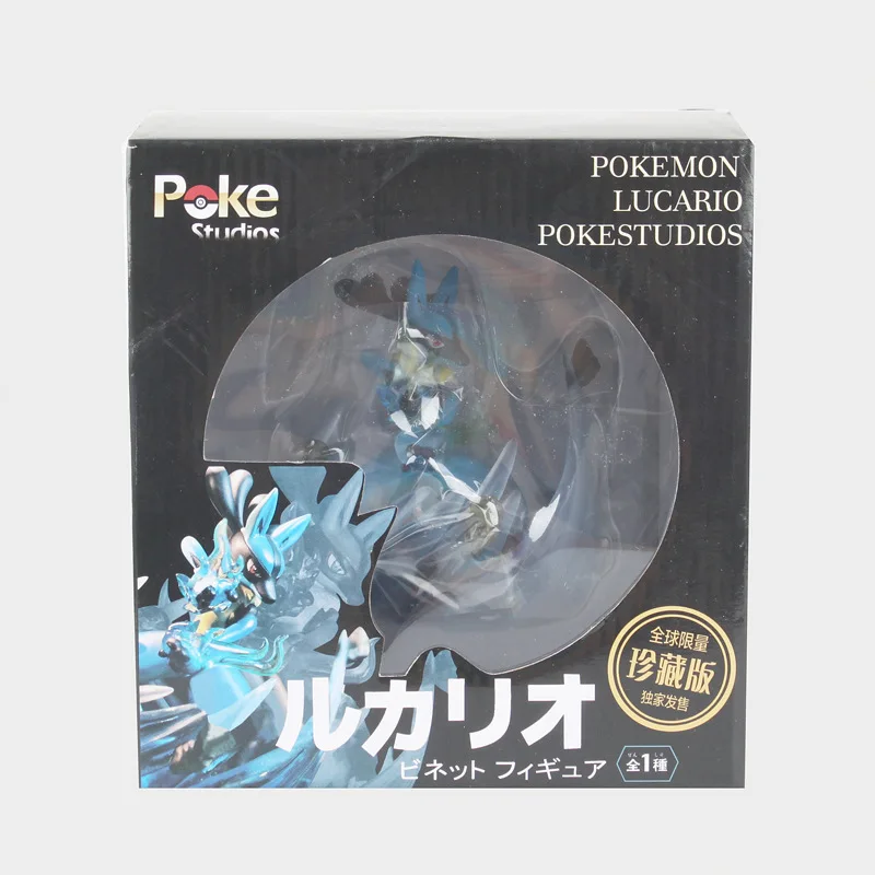 10cm Takara Tomy украшения игрушки Lucario покемон фигурка ПВХ Модель коллекции для детей подарок на день рождения - Цвет: 10cm