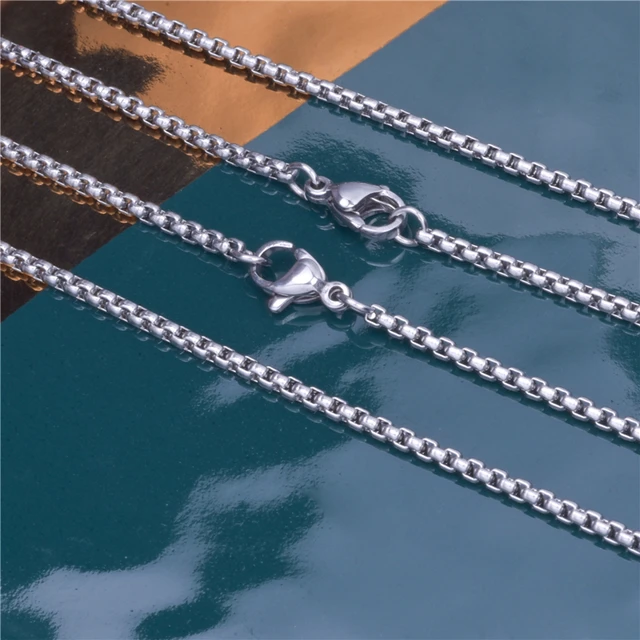 5Pcs/Lot Stainless Steel Snake Chain Necklace Chains for DIY Jewelry Making  Findings Pendants Chain Lobster Clasps Wholesale - AliExpress