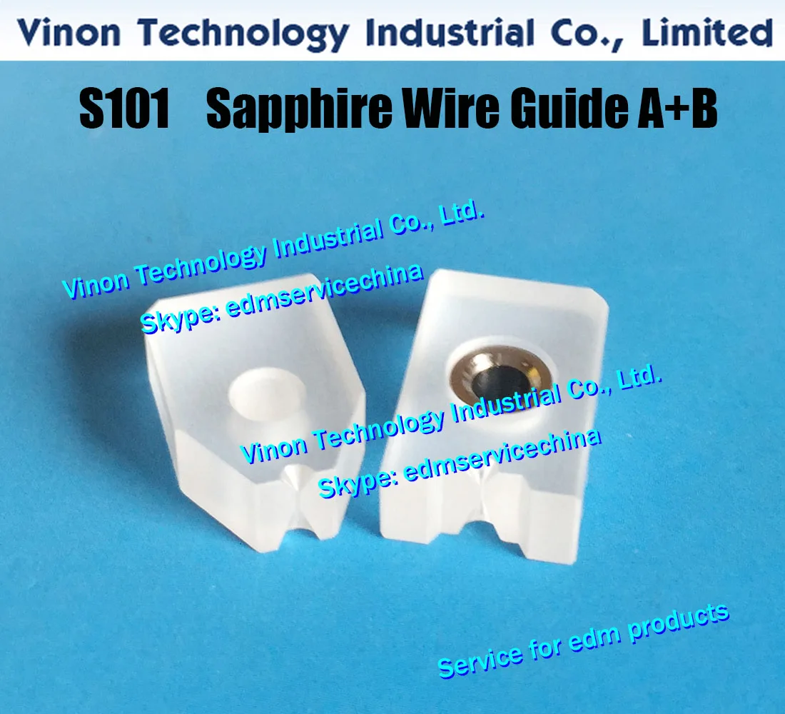 

d=0.255mm Sapphire Split Wire Guide A+B S101 3081771 edm Upper Guide AB Set 0.255mm 0205267 for AQ,A,EPOC,AQ537,AQ325 wire-cut