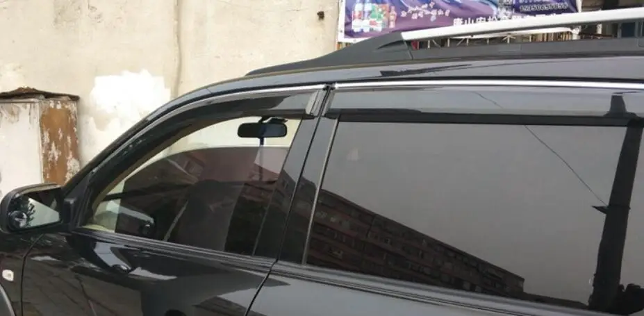 Для hyundai Tucson 2008- автомобильные аксессуары, оконный козырек, защита от солнца, дождя, ветра, дефлектор, тент, щит, вентиляционная защита, накладка, 4 шт