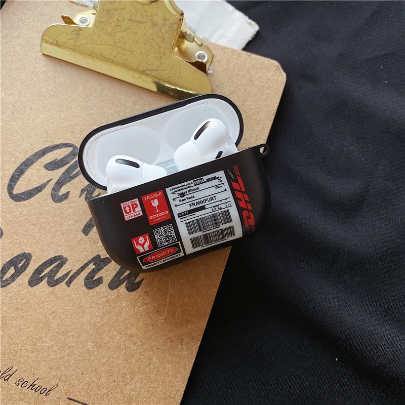 for Airpods pro (BL) DHL Express 50th anniversary Edition Label беспроводной Bluetooth наушники гарнитура чехол для Airpods 1 2 pro Air pods pro 1 2 3 Чехол - Цвет: for Airpods pro (BL)