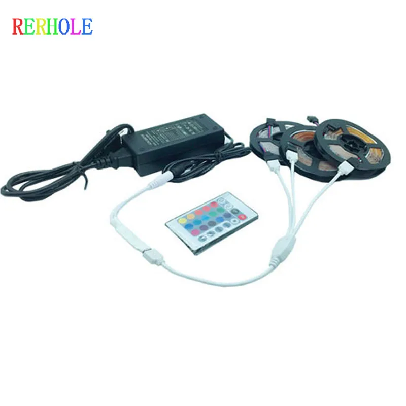Светодиодная лента MERHOLE 5 м 10 15 водонепроницаемая светодиодная RGB SMD 5050 2835