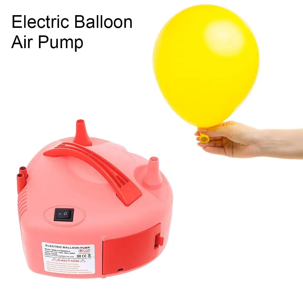 

Portable Electric Balloon Inflator Pump EU/US/UK/AU Plug Air Pump Compact Dual Nozzle Balloon Inflator Filler For Parties Festiv