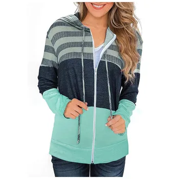 

Women's Hooded Jackets 2020 Summer Causal Windbreaker Women Basic Jackets Coats Sweater Zipper Lightweight Jackets Bomber Famale