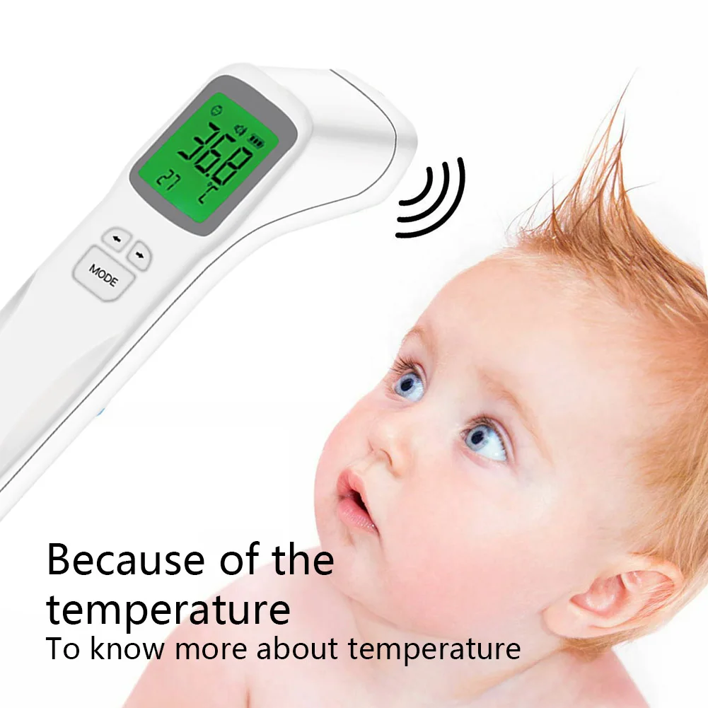 Medical Infrared Thermometer Forehead Baby Portable Non-contact Adult Child Handheld Body/Object Temperature Measure IR Device |