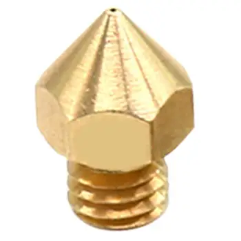 

3D Printer Part 0.2/0.3/0.4/0.5/0.6mm Copper Extruder Threaded Brass Nozzle PLA/ABS Medium Male thread connection Fit 0~290°C
