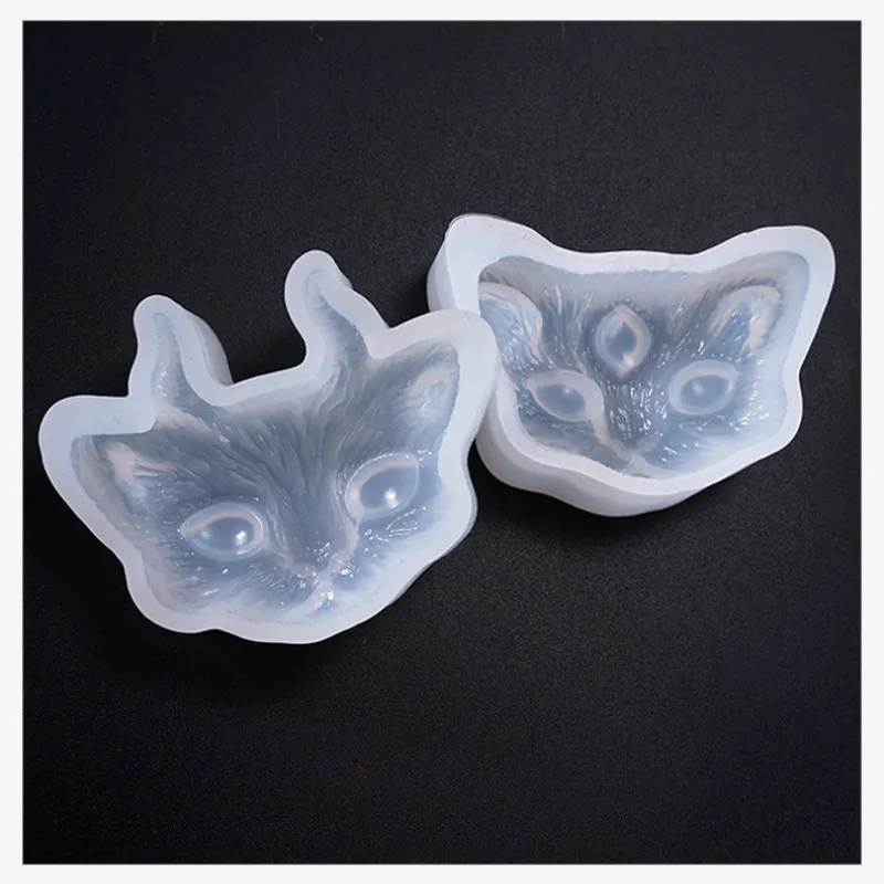 

Three-eyed cat Long-horned Shaped Silicone Jewelry Molds DIY Dried Flower Jewelry Accessories Jewelry Tools UV Epoxy Resin Mold