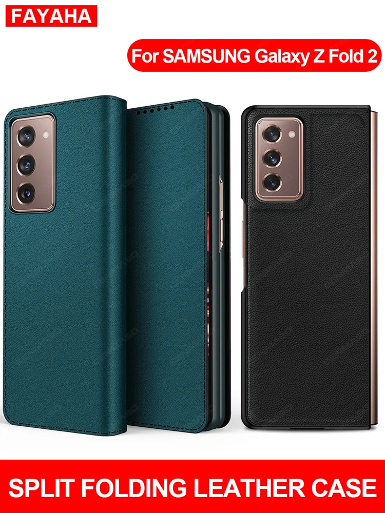 

For Samsung Galaxy Z Fold 2 5G Case Pluggable Card Leather Phone Cover For Samsung Galaxy Z Fold 2 Case FAYAHA New Arrivals