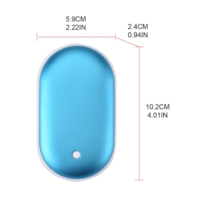 Портативная мини-грелка для рук 2 в 1 USB Перезаряжаемый Карманный Мобильный