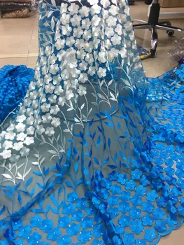 

African Lace Fabric Embroidered Lace Fabric Nigerian Net Laces Fabric Bridal High Quality French Tulle Lace Fabric .5yards