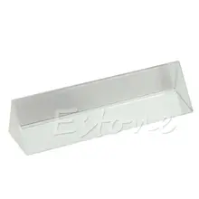 10 см " Оптическое стекло Тройная треугольная призма физика учебный светильник спектр