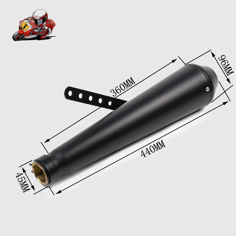 Мотоциклетный глушитель старинная модная выхлопная труба для M800 1200 CUSTOM XL883 FAT BOY для Harley Davidson