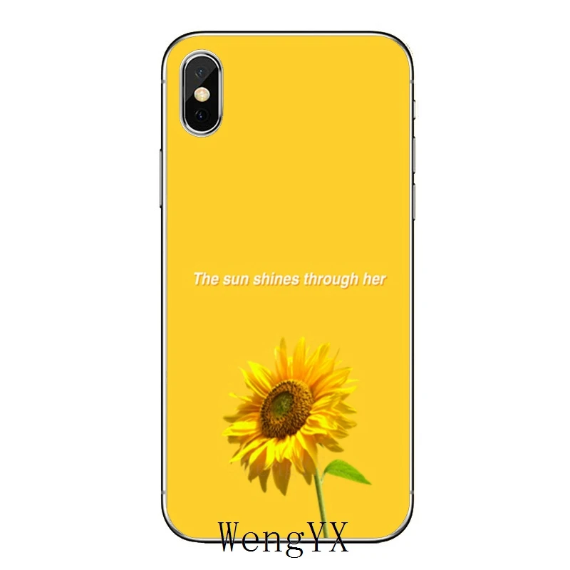 Эстетическое жёлтый Подсолнух для huawei Коврики 20 10 9 P30 P20 P10 P9 pro Lite P Smart плюс прозрачный чехол - Цвет: Sunflower-A-03