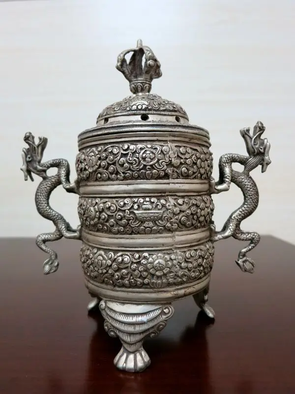 Xd 003134 Тибетский буддистский храм Классическая медная красная бронза Tsong-kha-pa статуя Будды