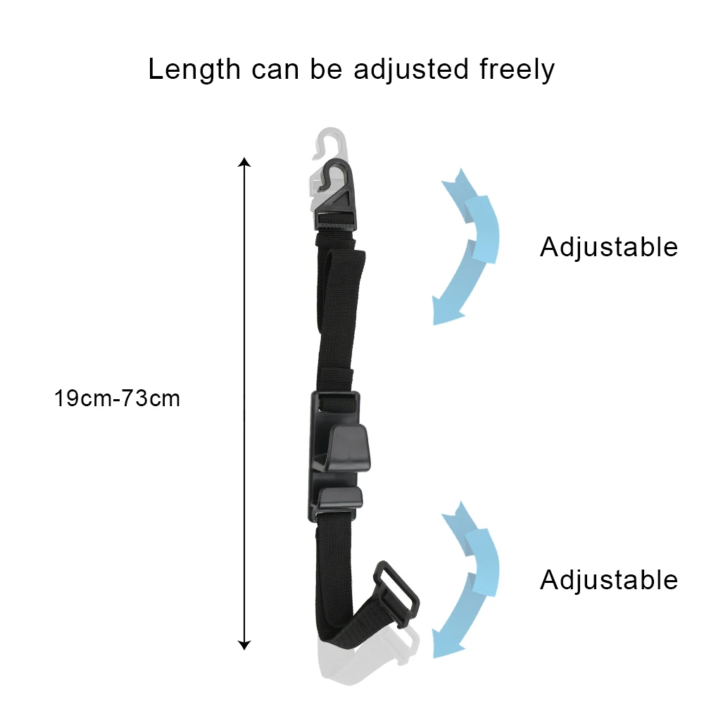 LEEPEE Car Seat Back Hooks Car Headrest Hanger Grocery Bag Hanger Holder Dual Hook Adjustable Auto Fastener Clip Car-styling