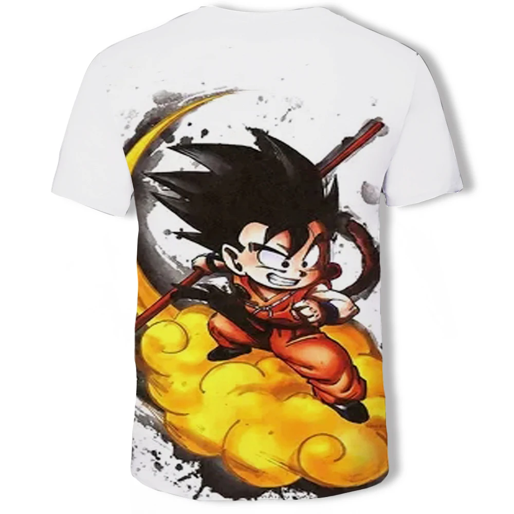 Dragon Ball Z Ultra Instinct God Son Goku Super Saiyan Мужская футболка с 3D принтом, летняя повседневная забавная футболка с круглым вырезом размера плюс